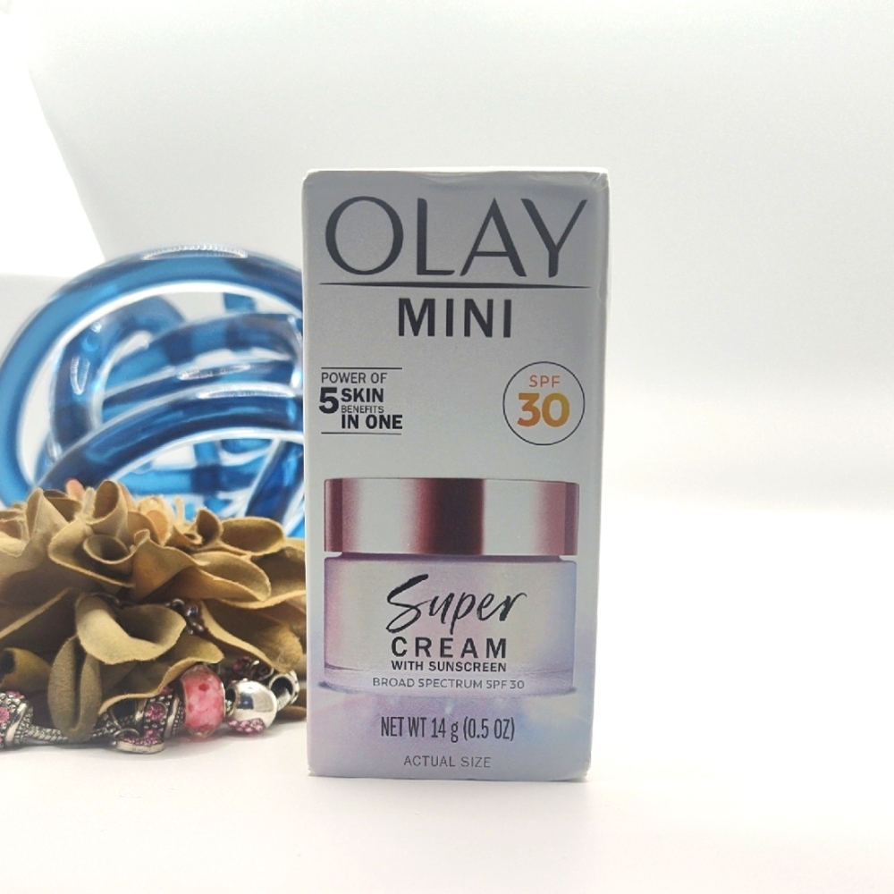 NWT Olay Mini Super Cream with Sunscreen SPF 30 Power Of 5 Skin Benefits In One